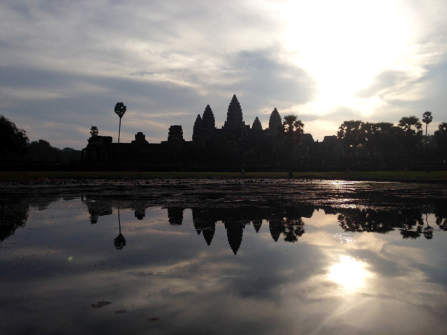 Sunrise in Angkor Wat, Cambodia