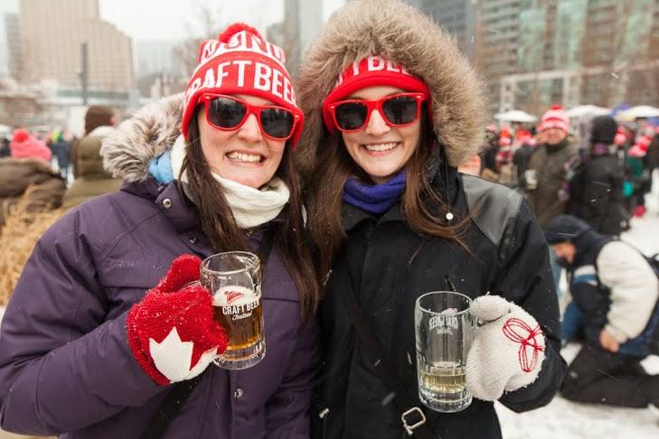 Two girls at Toronto Winter Beer Fest