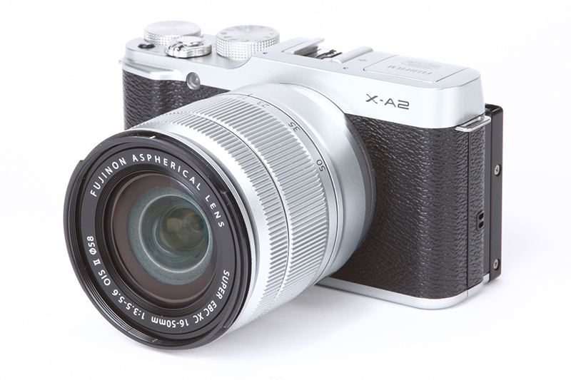 Best mirrorless for travel, the Fuji xA2 camera.