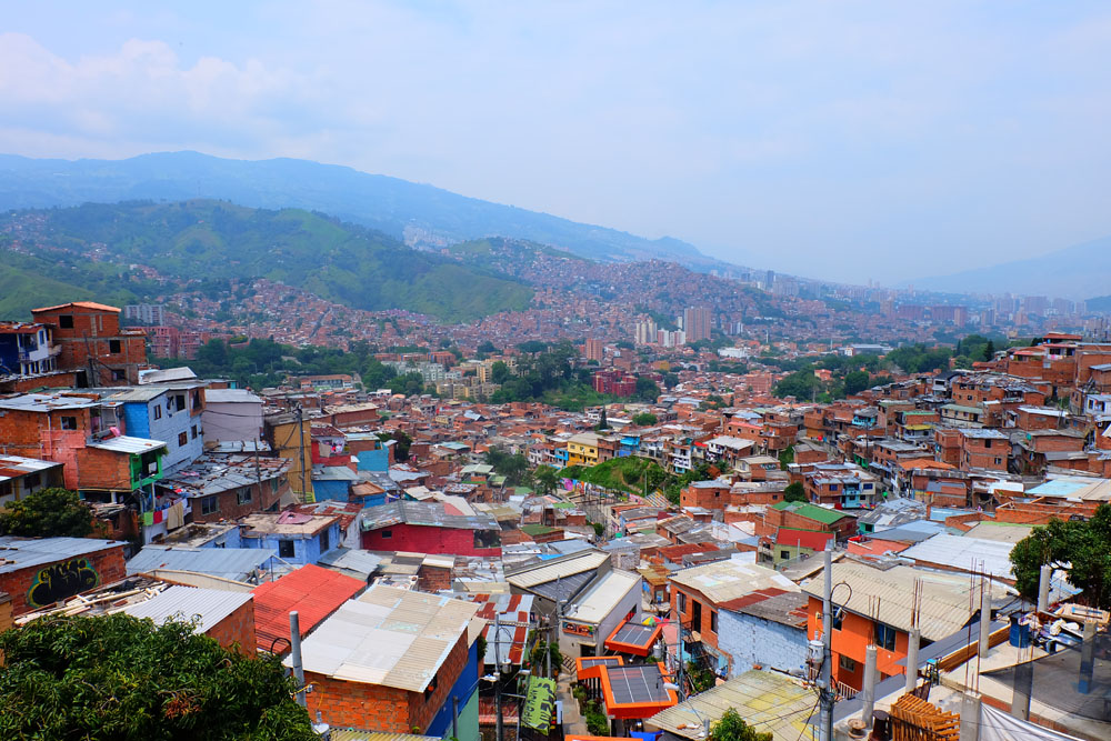 Landscape of Medellin, Colombia, a must-visit city while planning a trip to Colombia.
