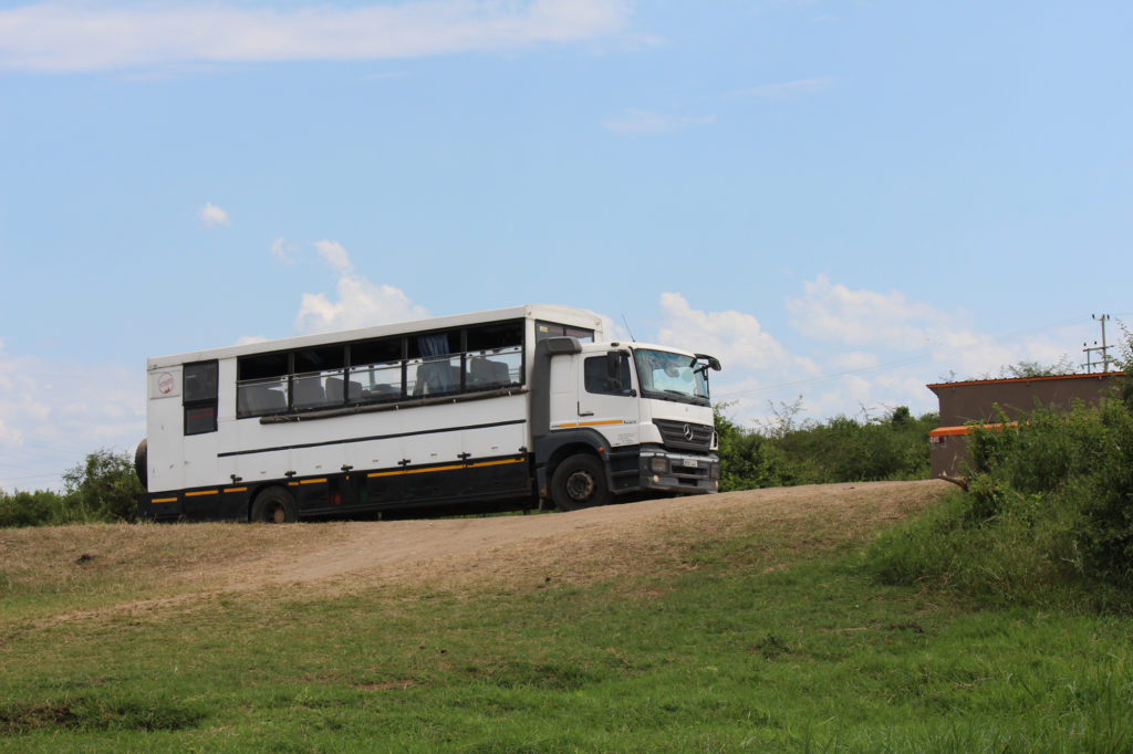 Overland camping bus for East Africa travel 