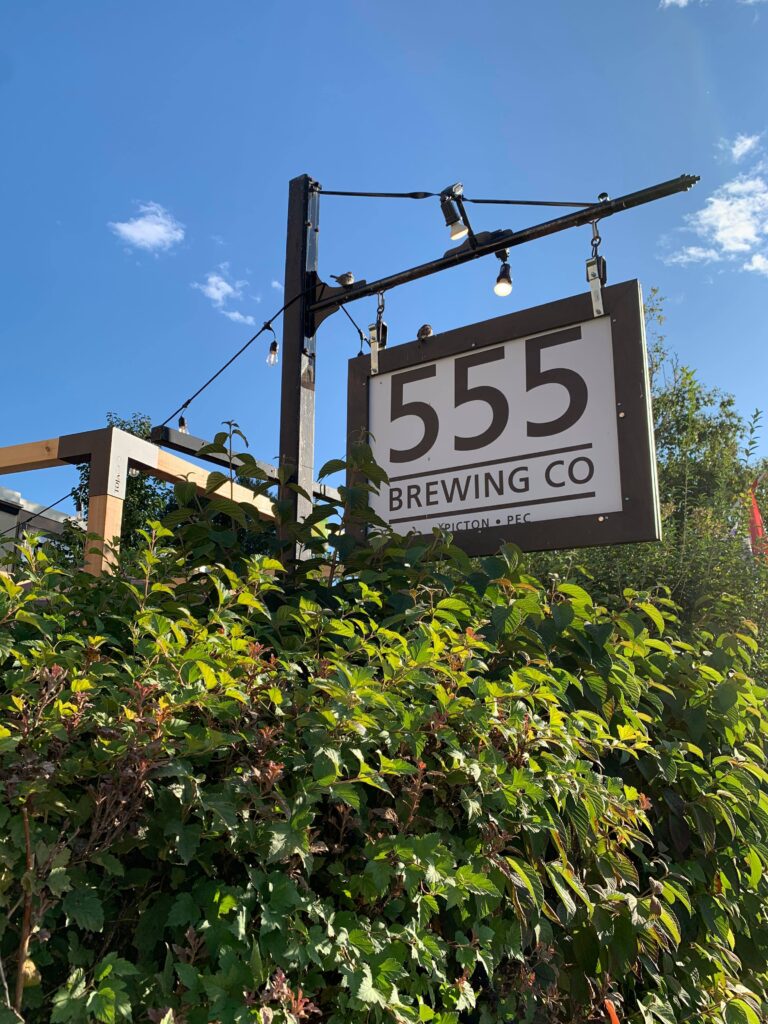 555 Brewing Co. located in Prince Edward County, Ontario