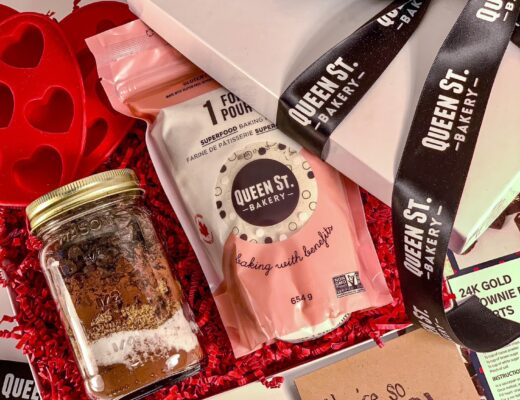 Shop local this Valentine's Day in Toronto with this Queen St Bakery DIY brownie box.